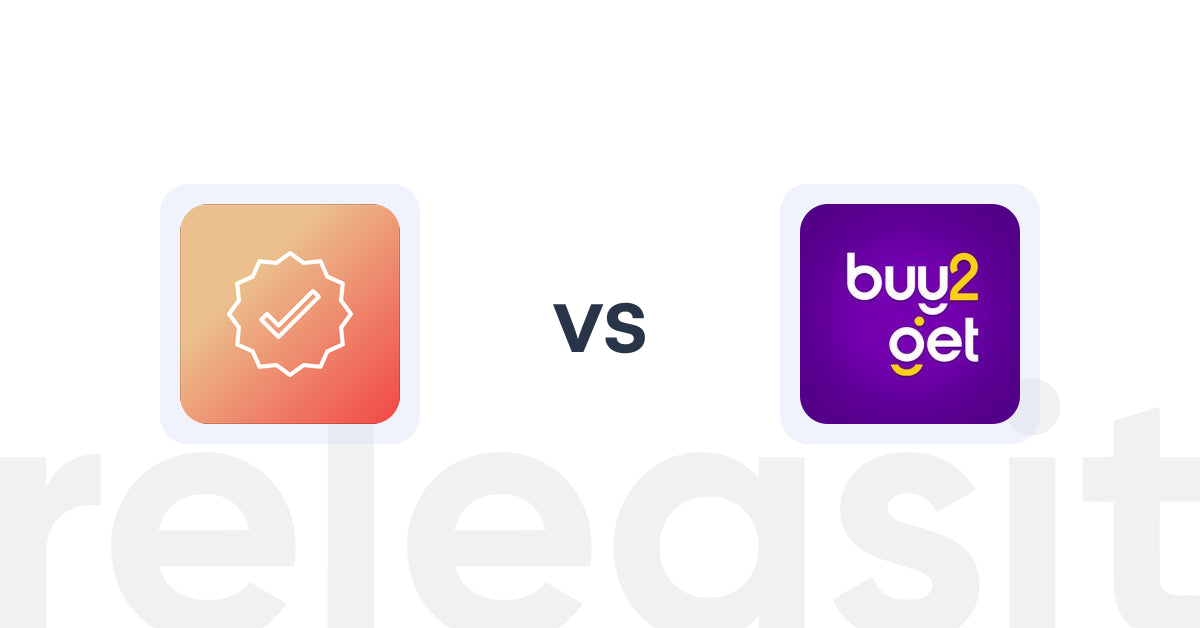 Shopify Upsell and Cross-Sell Apps: Mega Verified Product Badges vs Buy2Get | Buy X Get Y & BOGO