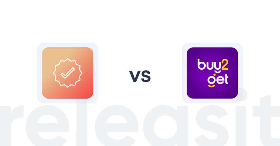 Shopify Upsell and Cross-Sell Apps: Mega Verified Product Badges vs Buy2Get | Buy X Get Y & BOGO
