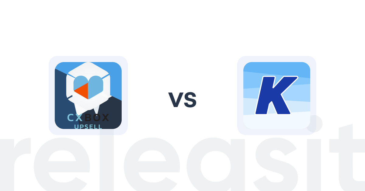 Shopify Upsell and Cross-Sell Apps: CXBOX vs K: Cross Sell Related Products