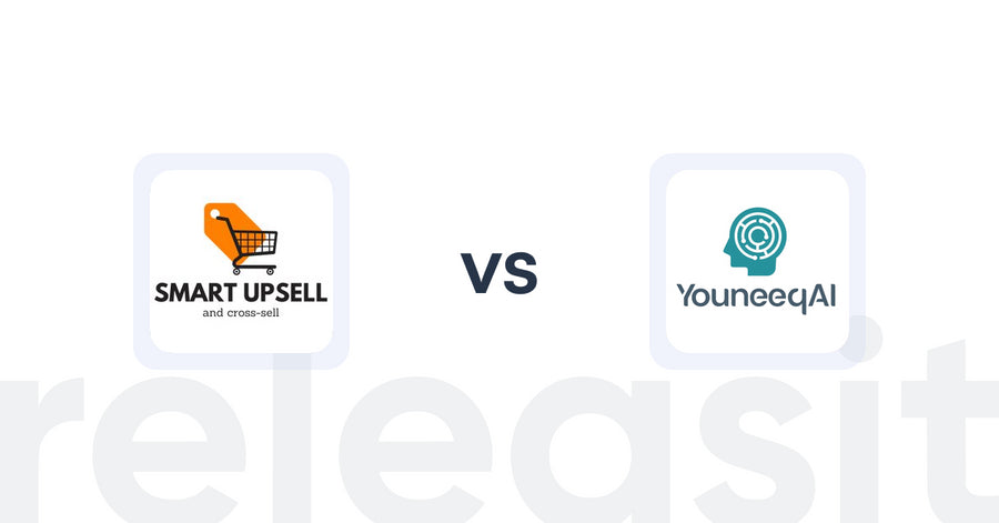Shopify Upsell and Cross-sell Apps: Smart Upsell vs Youneeq AI Personalization
