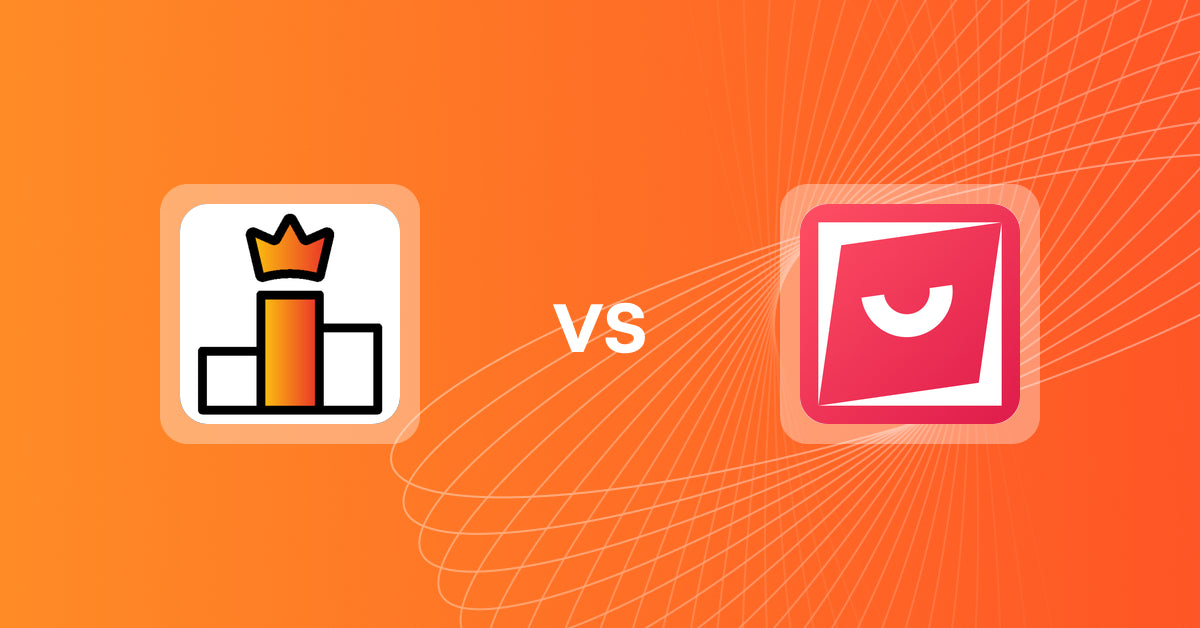 Shopify Upsell and Cross-Sell Apps: Rank King: Best Seller Ranking vs Cartly Slide Cart Drawer