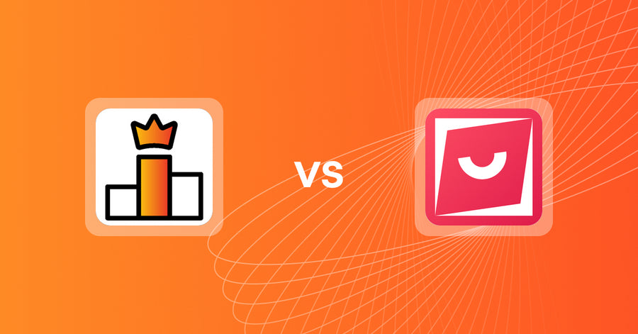 Shopify Upsell and Cross-Sell Apps: Rank King: Best Seller Ranking vs Cartly Slide Cart Drawer