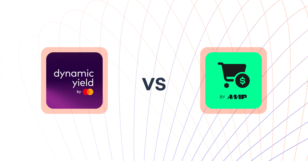 Shopify Upsell and Cross-Sell Apps: Dynamic Yield by Mastercard vs Slide Cart Drawer by AMP