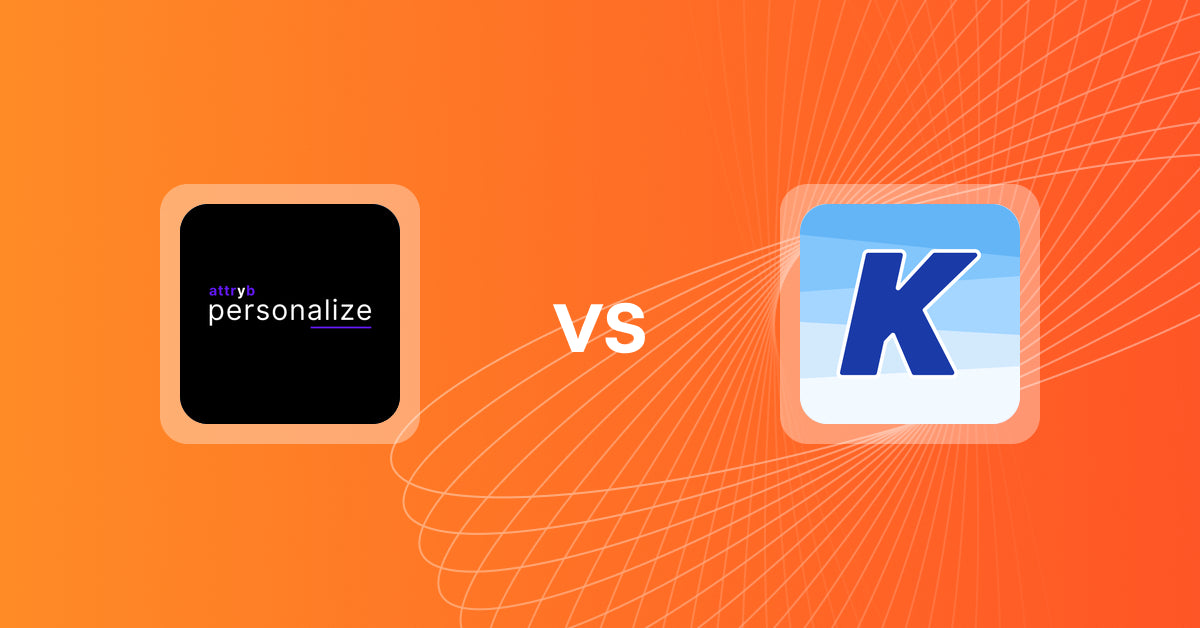 Shopify Upsell and Cross-sell Apps: Attryb Personalize vs K: Cross Sell Related Products