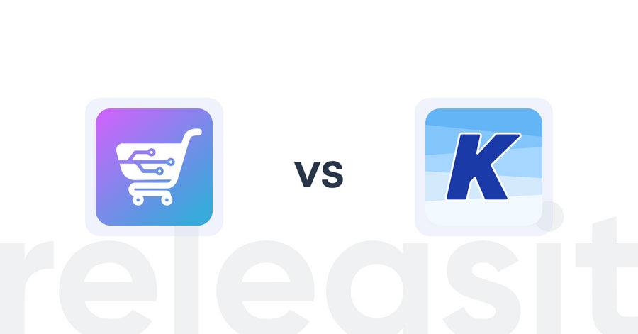 Shopify Upsell and Cross-Sell Apps: AI Cart & Upsell vs K: Cross Sell Related Products