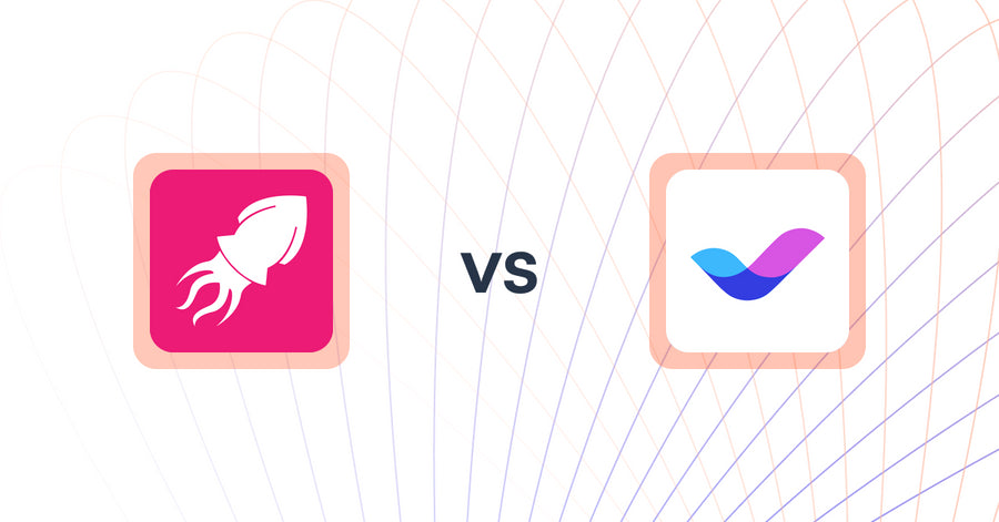 Shopify Upsell and Cross-sell Apps: Squid Post Purchase Upsell vs Veda Landing Page Builder