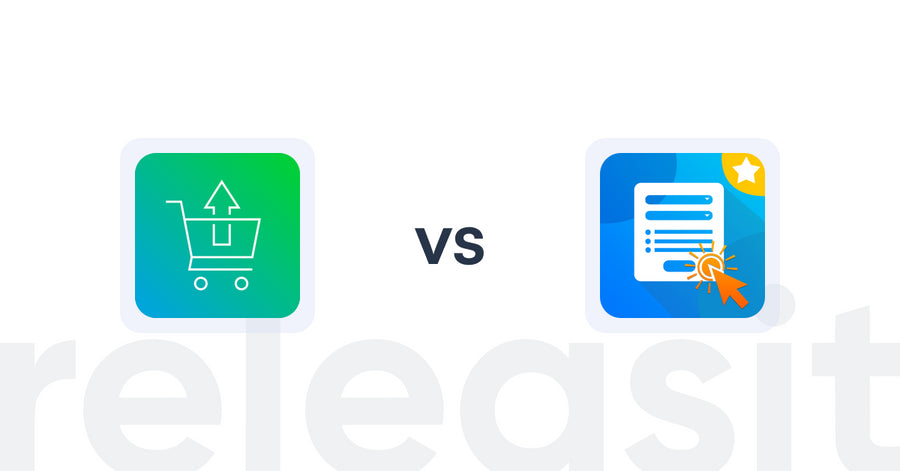 Shopify Upsell and Cross-Sell Apps: Cart Convert Upsell Cross Sell vs EasySell COD Form & Upsells
