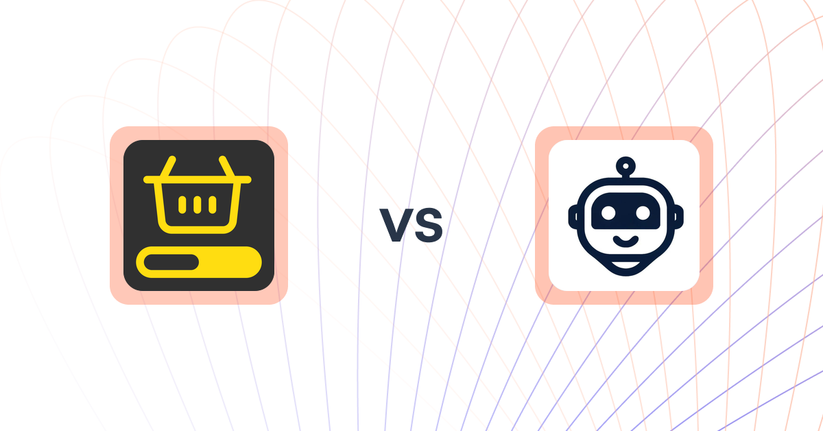 Shopify Upsell and Cross-Sell Apps: MVR Free Shipping Bar & Upsell vs. improv: ReccoMate