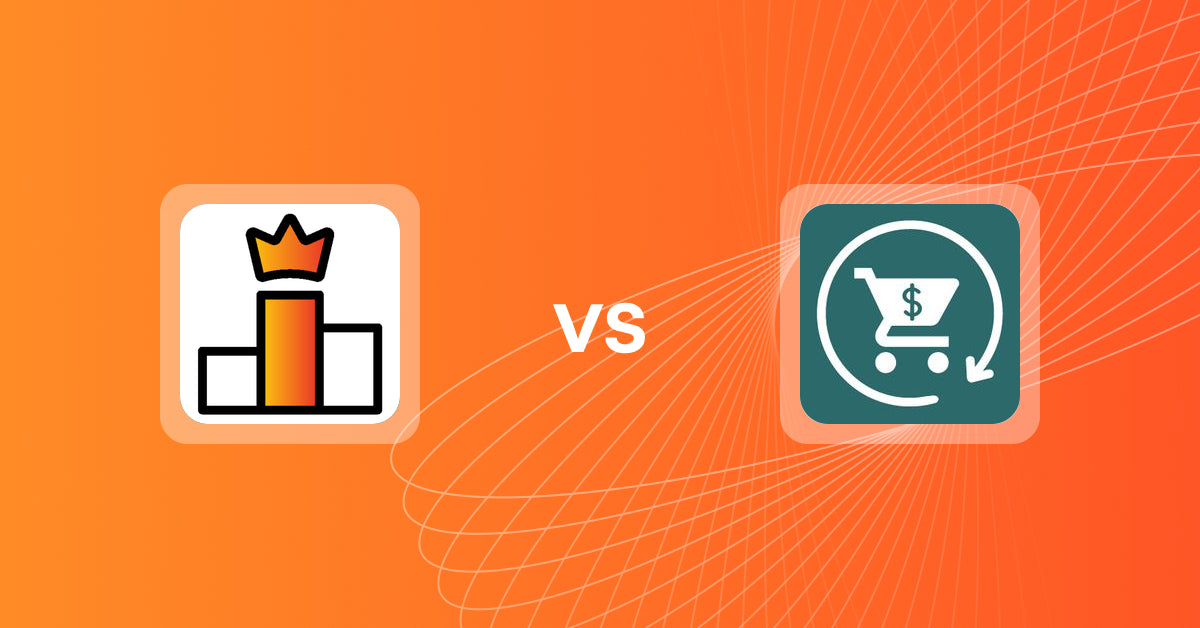 Shopify Upsell and Cross-Sell Apps: Rank King: Best Seller Ranking vs. ReConvert Post Purchase Upsell