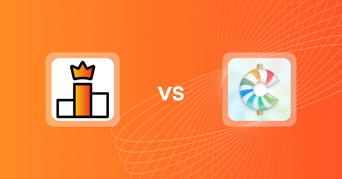 Shopify Upsell and Cross-Sell Apps: Rank King: Best Seller Ranking vs CartCandy ‑ Upsell & Drawer