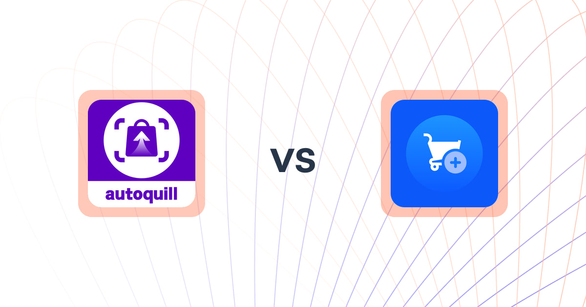 Shopify Upsell and Cross-sell Apps: AI agent Upsell ‑ autoquill vs Wizy Product Recommendation