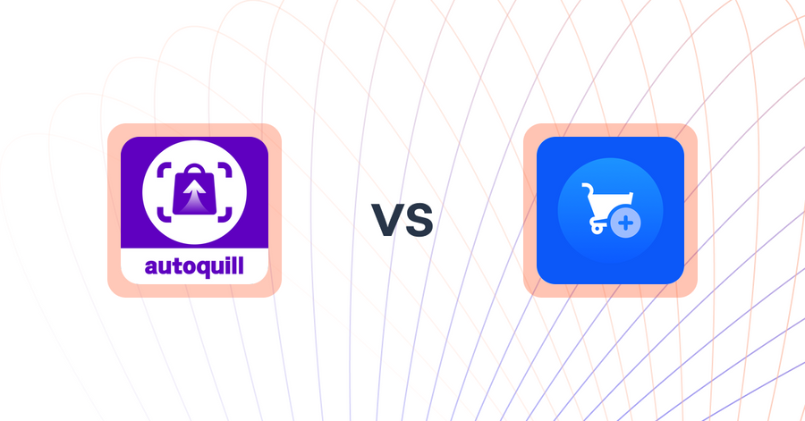 Shopify Upsell and Cross-sell Apps: AI agent Upsell ‑ autoquill vs Wizy Product Recommendation