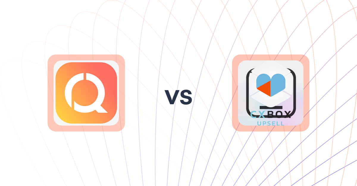 Shopify Upsell and Cross-sell Apps: Recommenda Quiz Builder vs CXBOX