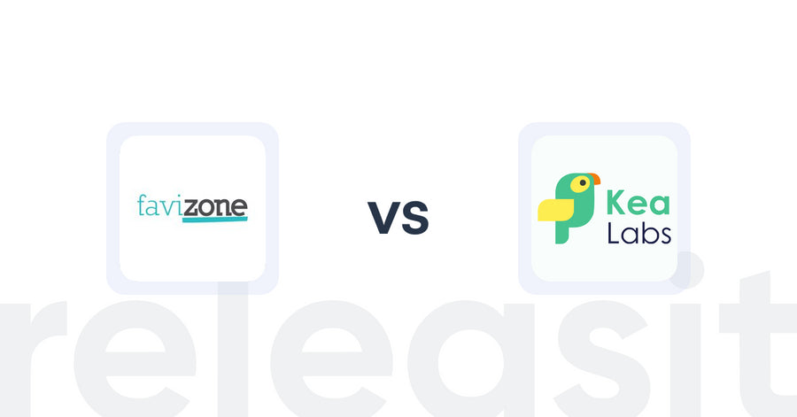 Shopify Upsell and Cross-sell Apps: Favizone: upsell & cross‑sell vs. Kea Labs: Recommendations