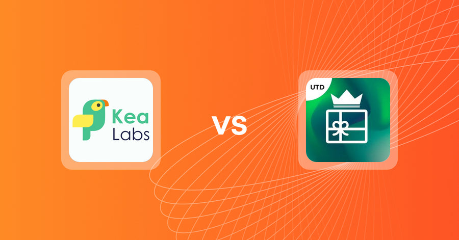 Shopify Upsell and Cross-sell Apps: Kea Labs: Recommendations vs Box King: Gift Bundle Builder