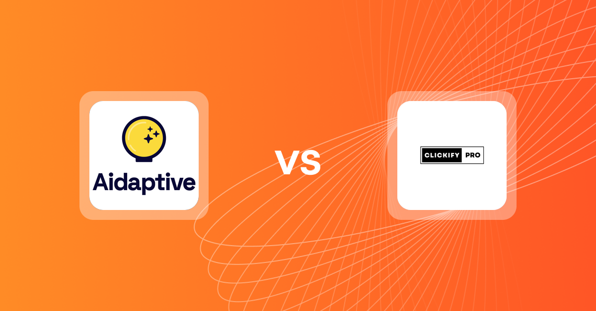 Shopify Upsell and Cross-sell Apps: Aidaptive | eCommerce AI vs ClickifyPro