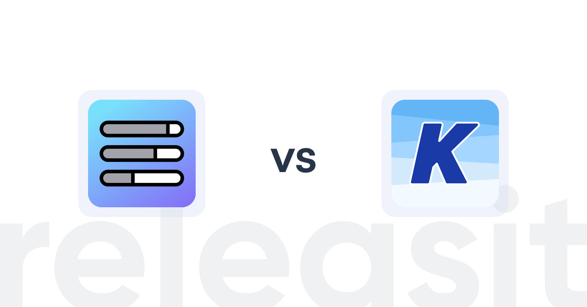 Shopify Upsell and Cross-Sell Apps: Progressify: Free Shipping Bar vs K: Cross Sell Related Products
