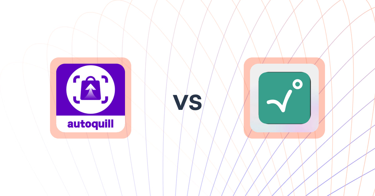 Shopify Upsell and Cross-sell Apps: AI agent Upsell ‑ autoquill vs. RecoBounce ‑ Recover traffic