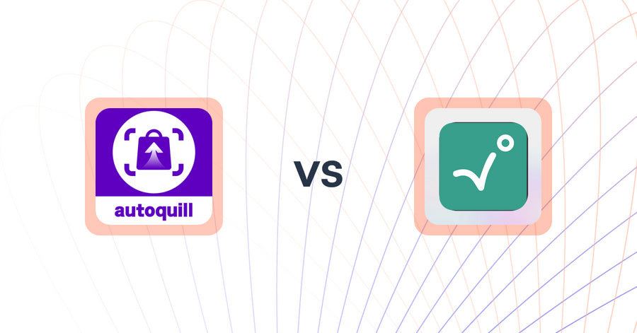 Shopify Upsell and Cross-sell Apps: AI agent Upsell ‑ autoquill vs. RecoBounce ‑ Recover traffic