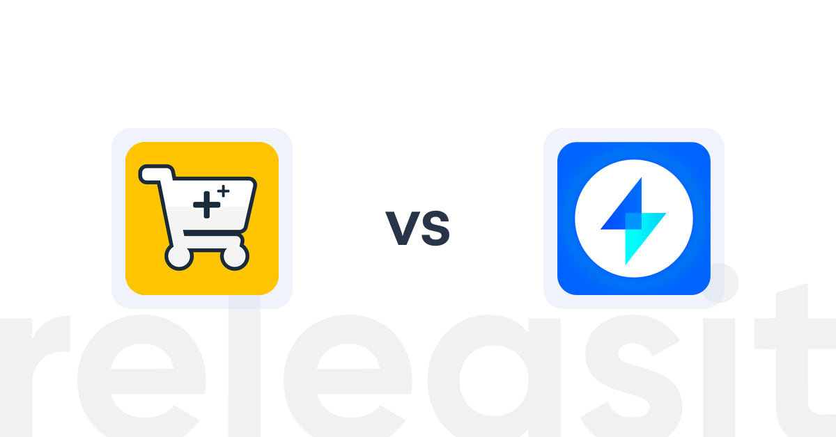 Shopify Upsell and Cross-sell Apps: Amai Upsell+ Volume Discounts vs UFE Cross Sell & Upsell Bundle