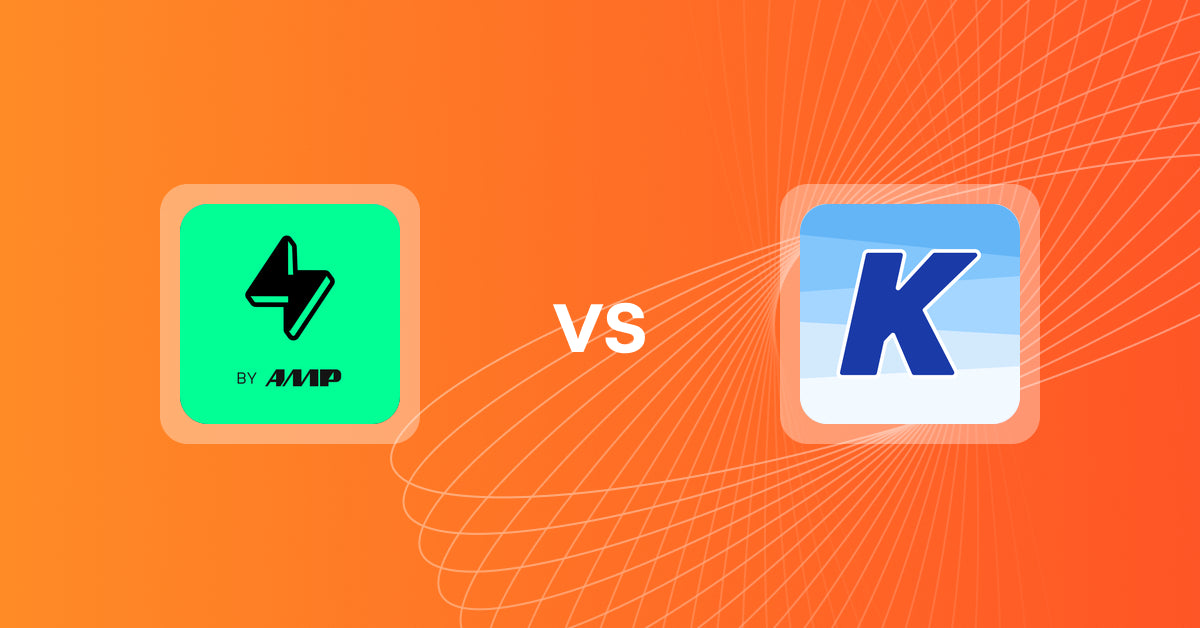 Shopify Upsell and Cross-Sell Apps: Upsell by AMP vs K: Cross Sell Related Products