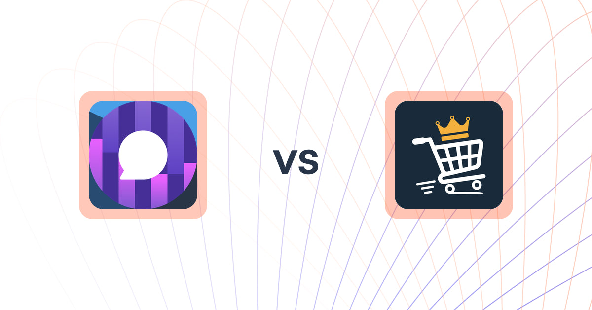 Shopify Upsell and Cross-sell Apps: iAdvize: AI Shopping Assistant vs CommerceChamp Upsells & Promos