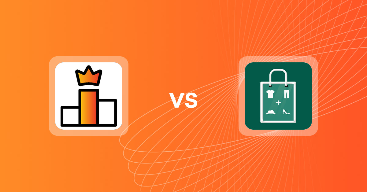 Shopify Upsell and Cross-sell Apps: Rank King: Best Seller Ranking vs Shop the look ‑ Upsell