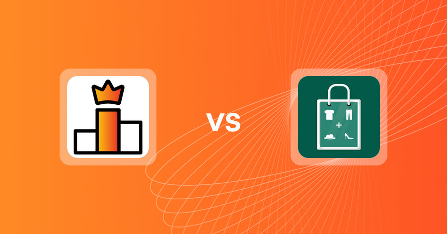 Shopify Upsell and Cross-sell Apps: Rank King: Best Seller Ranking vs Shop the look ‑ Upsell