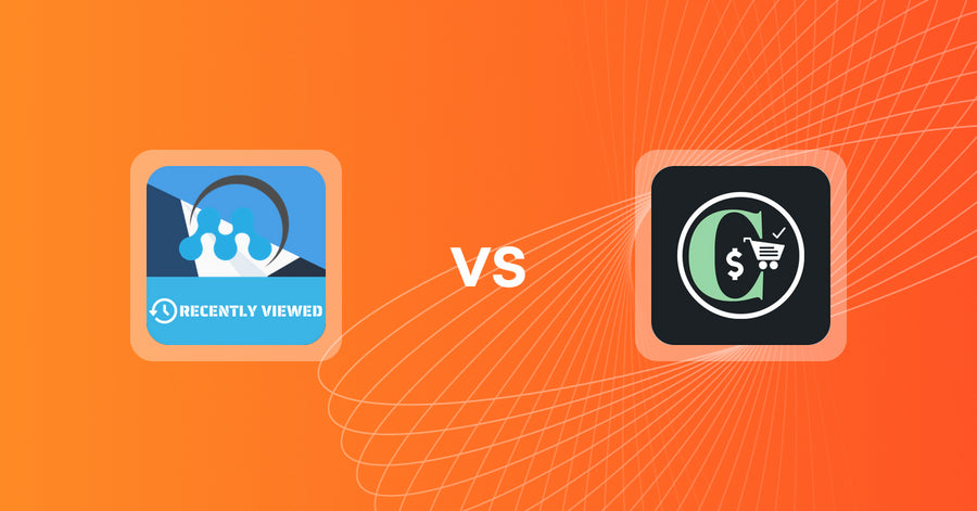 Shopify Upsell and Cross-sell Apps: MeroxIO Recent Viewed Products vs. Checkmate Upsell Zone