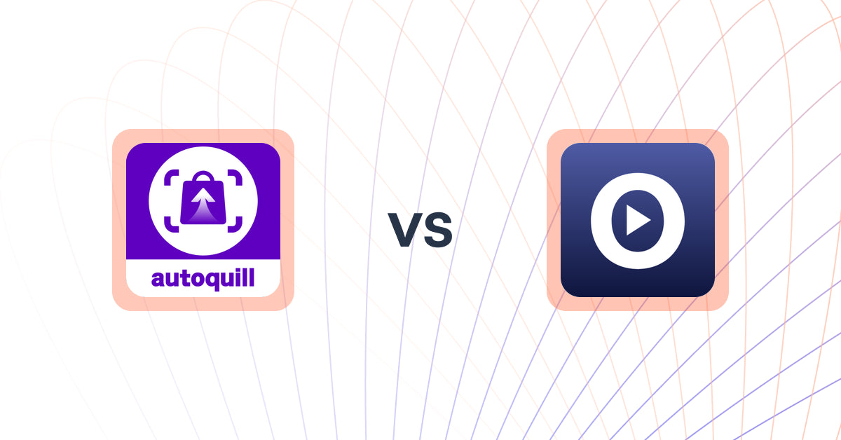 Shopify Upsell and Cross-Sell Apps: AI agent Upsell ‑ autoquill vs Vydio: Video Based Upsells