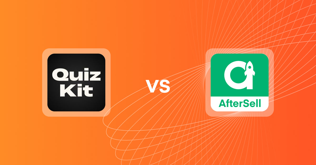 Shopify Upsell and Cross-sell Apps: Presidio: Quiz Kit vs AfterSell Post Purchase Upsell