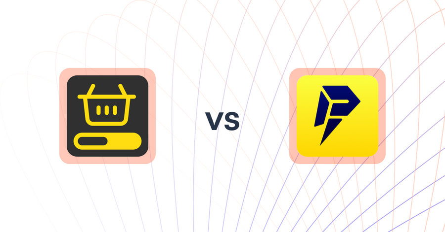 Shopify Upsell and Cross-Sell Apps: MVR Free Shipping Bar & Upsell vs Promofy: Flash Sale & Discount