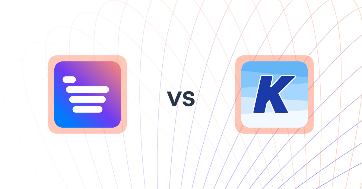 Shopify Upsell and Cross-sell Apps: Uprate.AI: Sales Chatbot vs K: Cross Sell Related Products