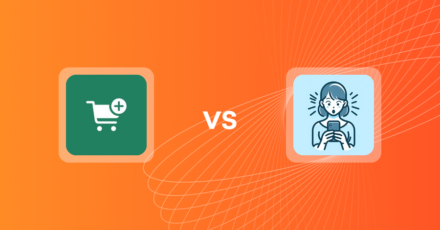 Shopify Upsell and Cross-sell Apps: Checkout Upsell by Code Ninjas vs ラクラク診断ビルダー