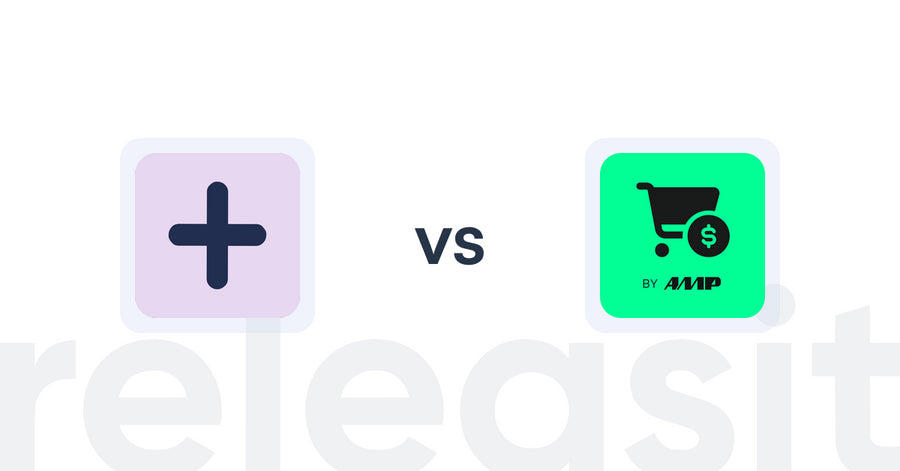 Shopify Upsell and Cross-Sell Apps: Checkout Plus ‑ Page Editor vs Slide Cart Drawer by AMP