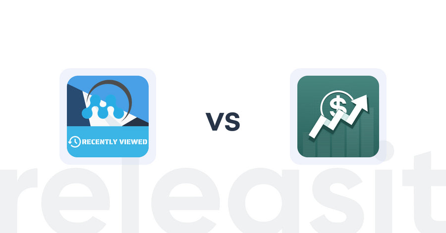 Shopify Upsell and Cross-Sell Apps: MeroxIO Recently Viewed Products vs. Upsell Engine