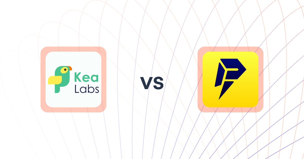 Shopify Upsell and Cross-Sell Apps: Kea Labs: Recommendations vs Promofy: Flash Sale & Discount