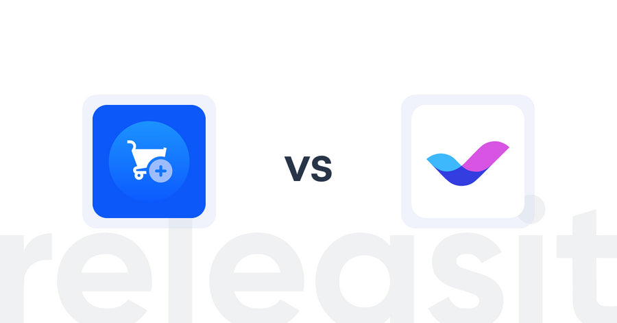 Shopify Upsell and Cross-sell Apps: Wizy Product Recommendation vs Veda Landing Page Builder