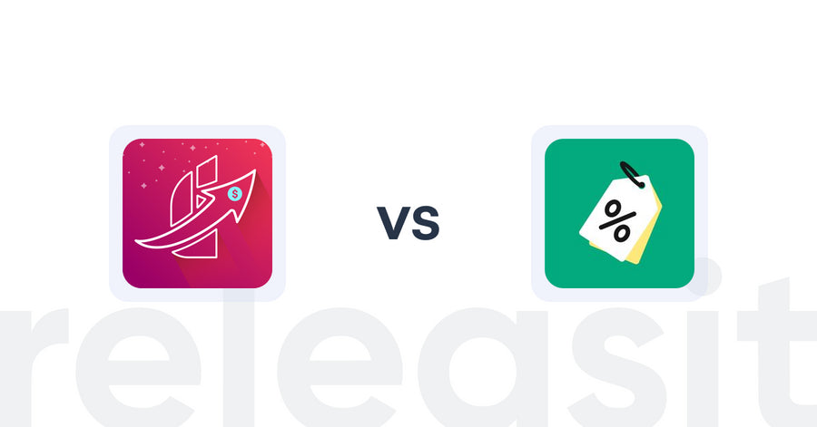 Shopify Upsell and Cross-sell Apps: Upselly • Upsell & Addon items vs Discounty: Bulk Discount Sales