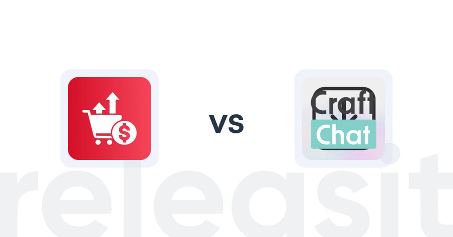 Shopify Upsell and Cross-Sell Apps: Dynamic Checkout Upsell vs. CraftChat:Convert Chat to Sale