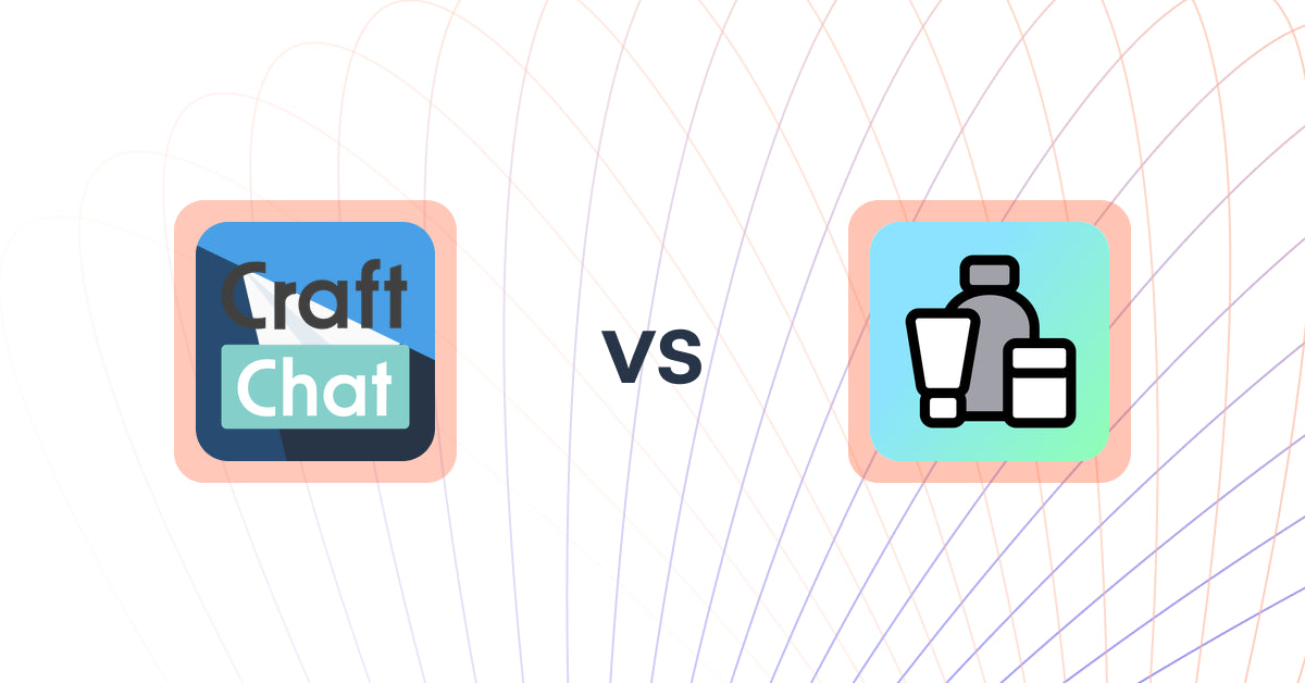 Shopify Upsell and Cross-Sell Apps: CraftChat:Convert Chat to Sale vs. Shopify Bundles