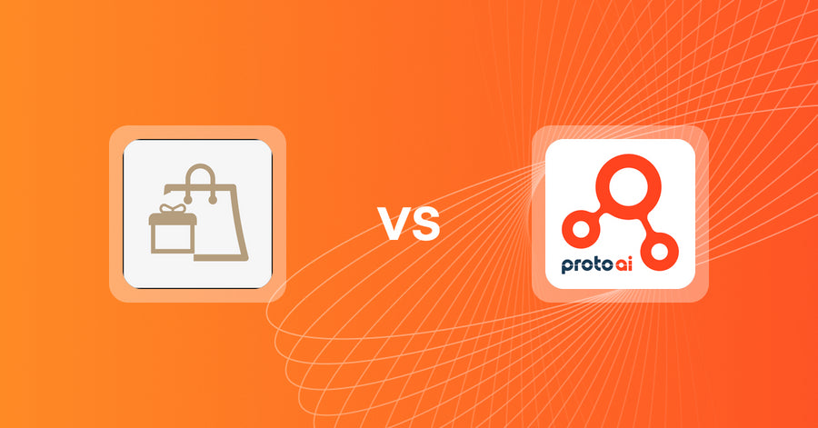 Shopify Upsell and Cross-Sell Apps: PROXATION ‑ Freebie Upsell vs. Proto AI Commerce