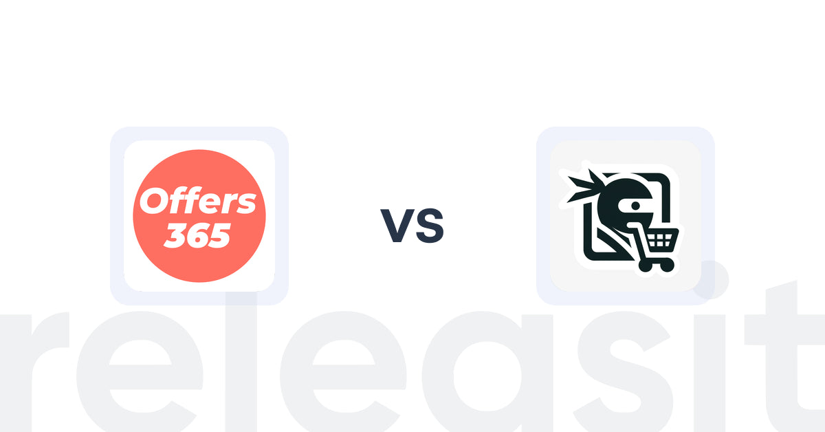 Shopify Upsell and Cross-sell Apps: Offers365 Post Purchase Upsell vs Checkout Ninja Blocks