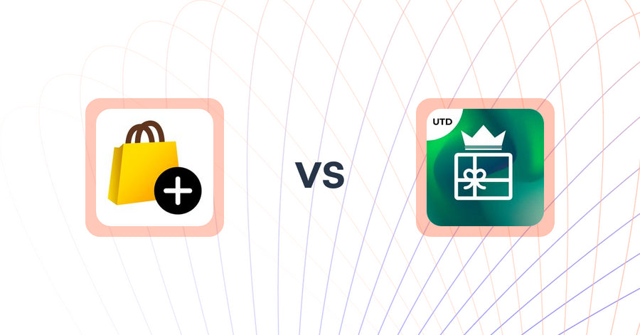 Shopify Upsell and Cross-sell Apps: あとプラ：チェックアウト拡張 & サンクスページ最適化 vs Box King: Gift Bundle Builder