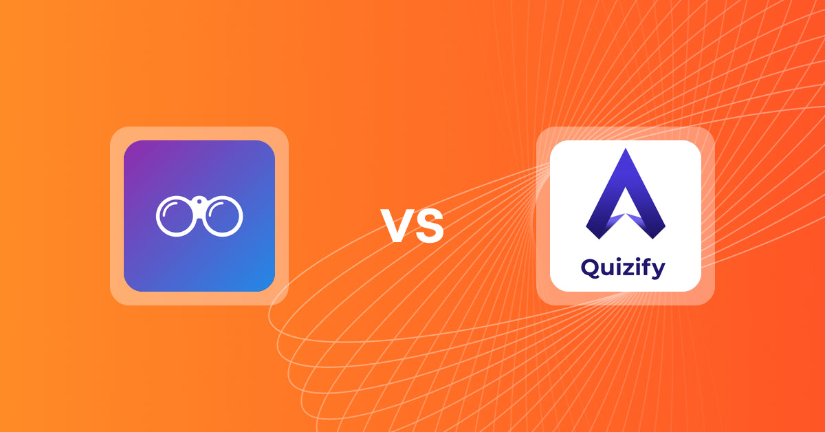 Shopify Upsell and Cross-sell Apps: Most Viewed Products vs Quizify ‑ Product Quiz Builder