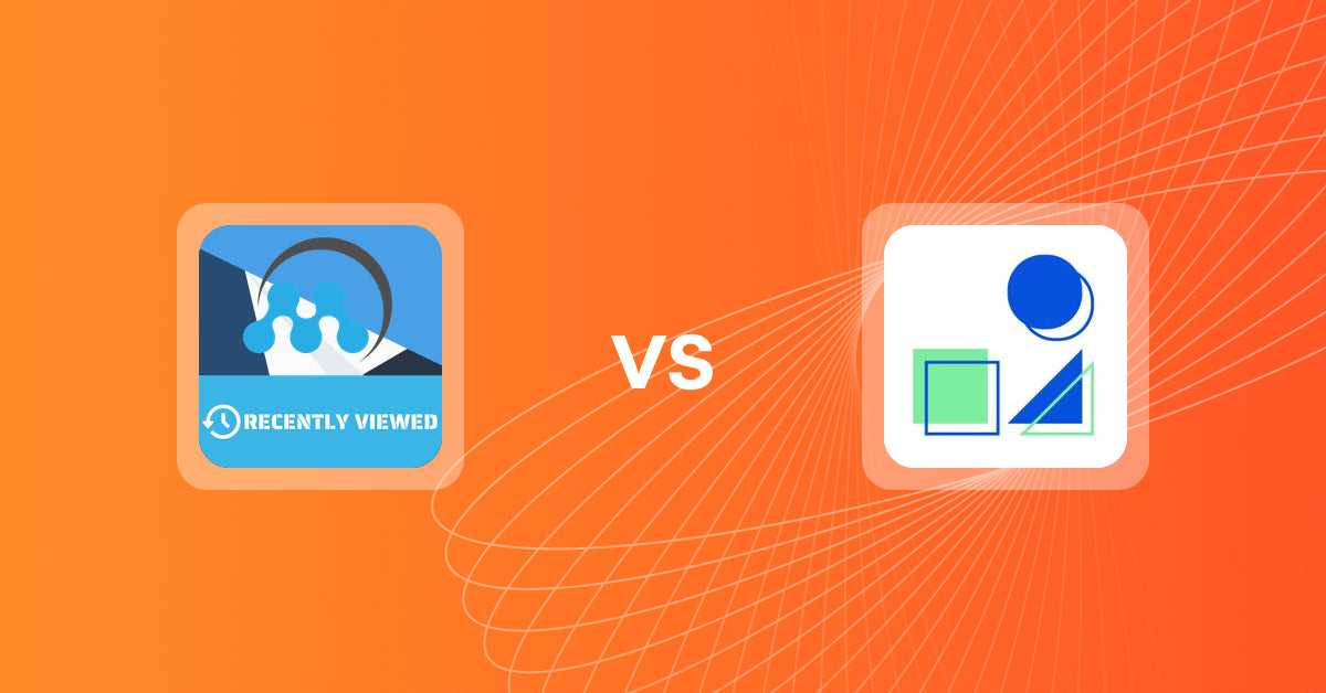 Shopify Upsell and Cross-sell Apps: MeroxIO Recent Viewed Products vs. Meja ‑ Product Recommender