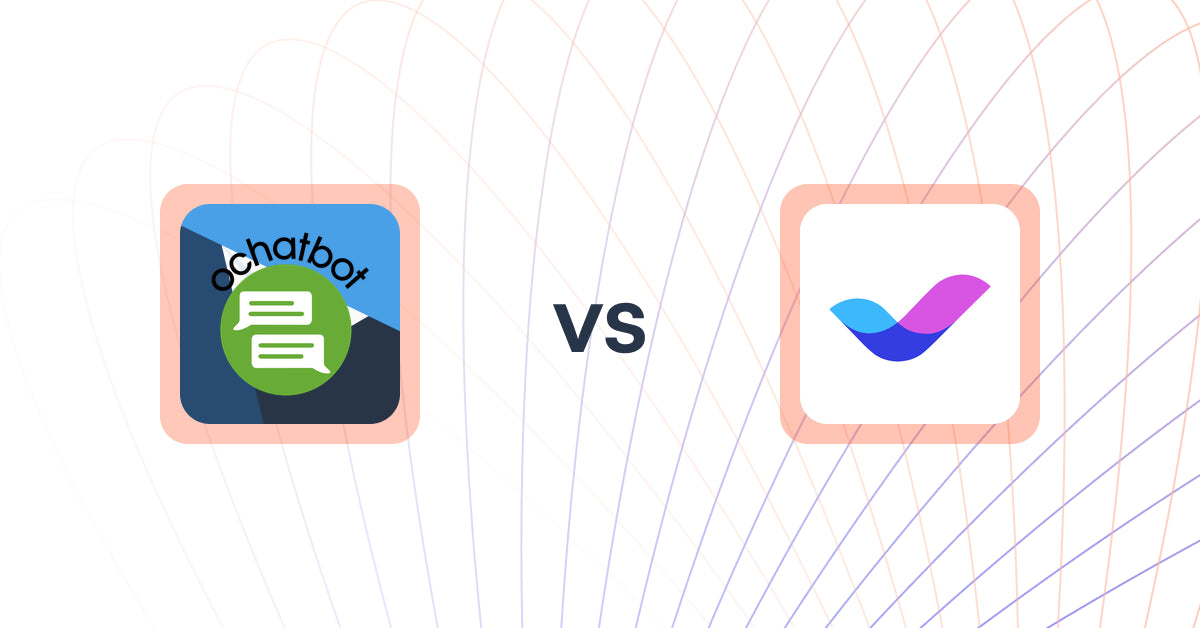 Shopify Upsell and Cross-sell Apps: Ochatbot Generative AI Chatbot vs Veda Landing Page Builder