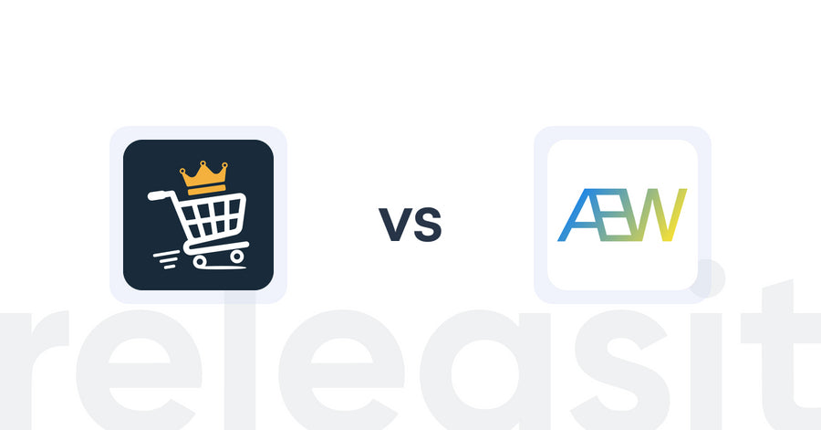 Shopify Upsell and Cross-sell Apps: CommerceChamp Upsells & Promos vs Aetherwave Recommendations