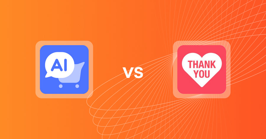 Shopify Upsell and Cross-sell Apps: AI Chatbot +GPT4 ‑ Wiseshoppal vs Heartcoding Thank You Page