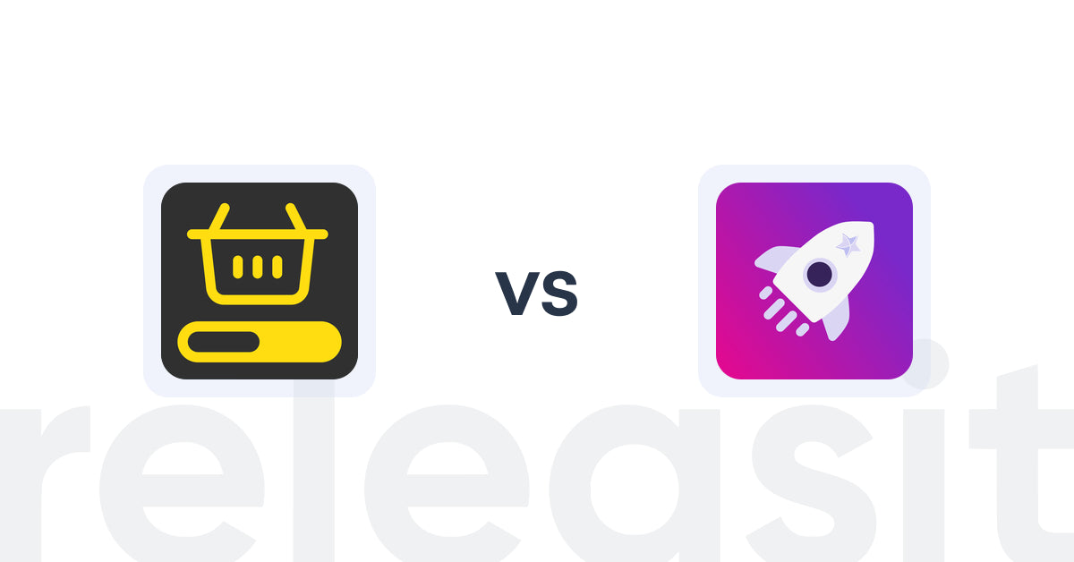 Shopify Upsell and Cross-sell Apps: MVR Free Shipping Bar & Upsell vs AOV Booster - Bundles & Upsell